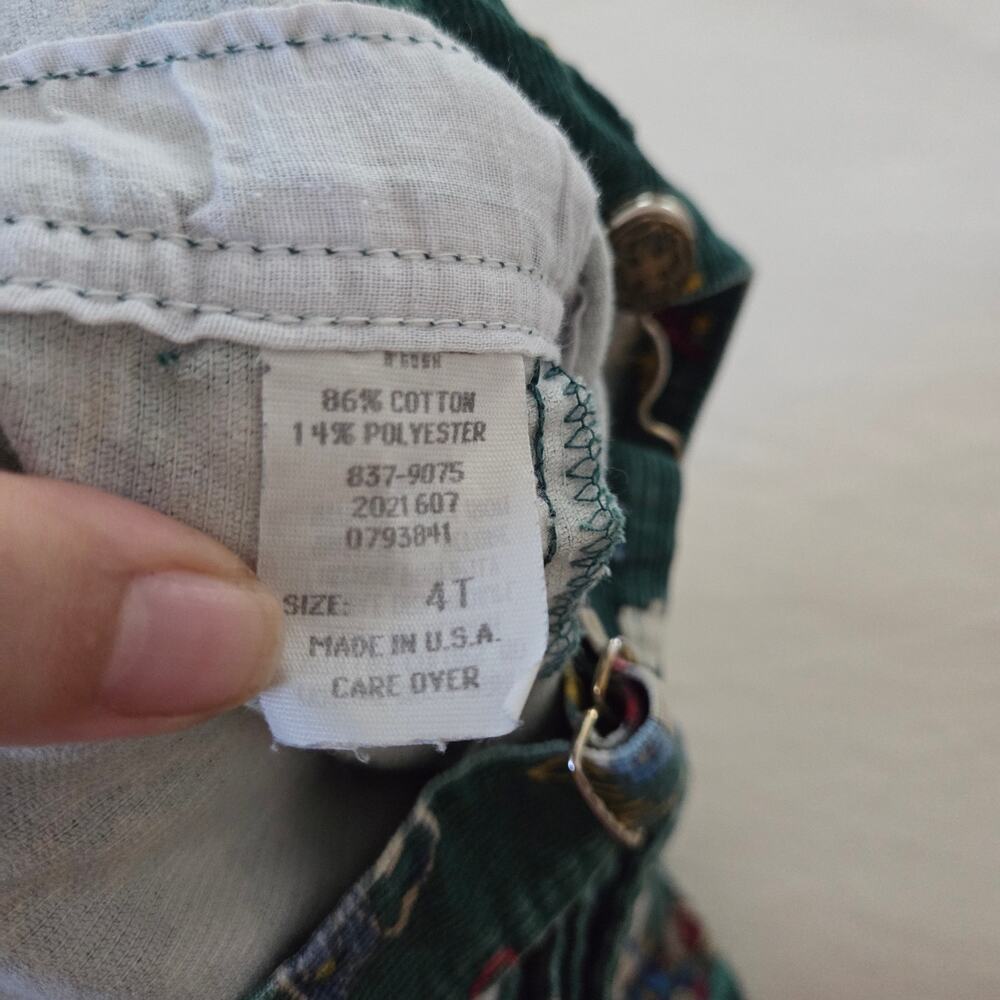 Vintage Oshkosh Camping Bears Overalls 4t - Picture 4 of 5